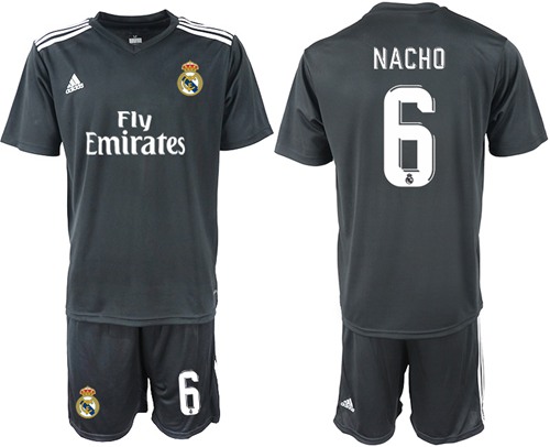 Real Madrid #6 Nacho Away Soccer Club Jersey - Click Image to Close